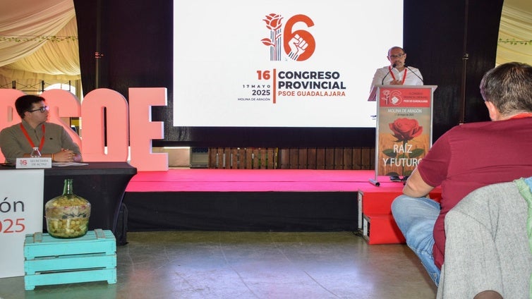 Pablo Bellido, reelegido con el cien por cien de los votos al frente del PSOE de Guadalajara