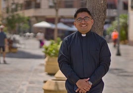 Imagen del sacerdote peruano Frank Suárez Minaya, en Valencia