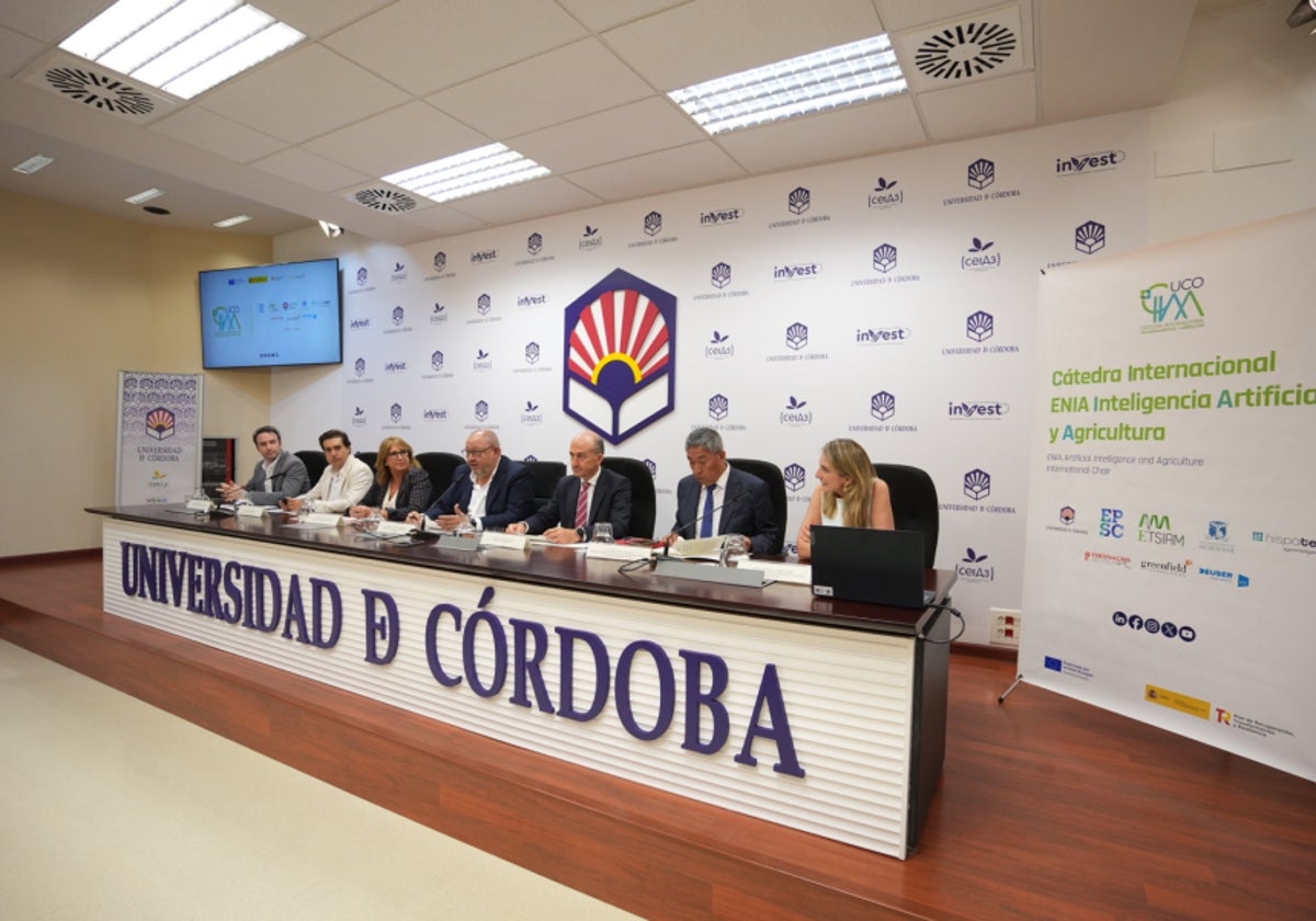 El rector de la Universidad de Córdoba, Manuel Torralbo, en un acto de la UCO