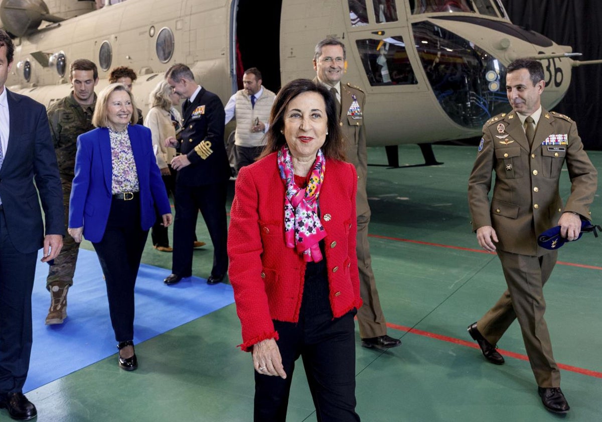 La ministra de Defensa, Margarita Robles