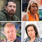 Pablo Iglesias, Susana Días, Javier Lambán, Emiliano García-Page, Margarita Robles y Guillermo Fernández Vara forman parte del bestiario de wasap de Pedro Sánchez