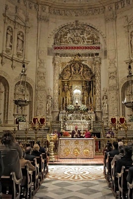 Una misa en la Catedral de Sevilla
