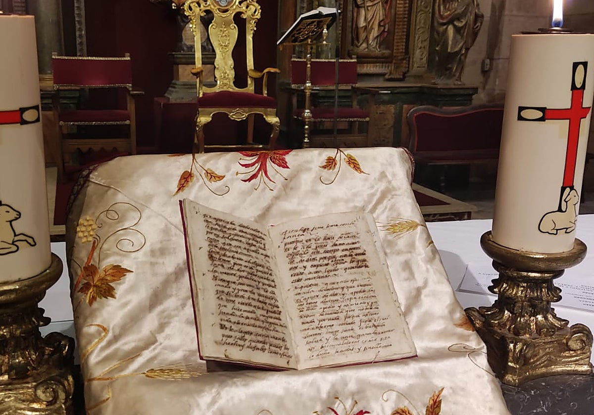 Manuscrito original de San Juan de la Cruz