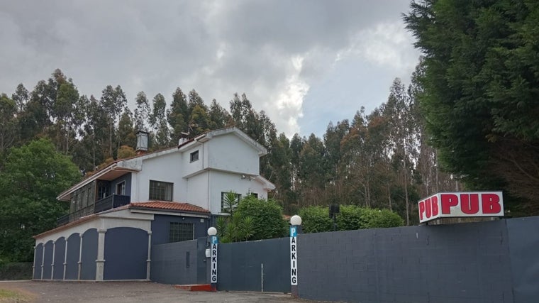 Exterior del local de alterne en el que tuvo lugar la agresión