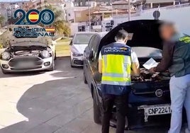Veinte detenidos en Motril por robar coches en países de la UE, manipular sus bastidores y venderlos
