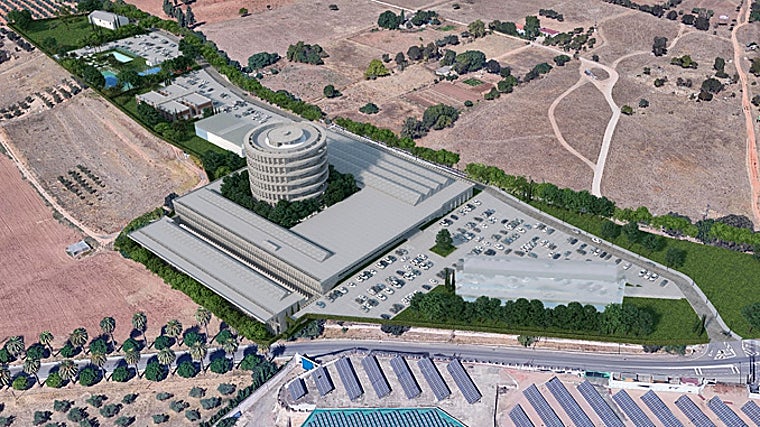 Infografía panorámica de todo el complejo del Campus Córdoba