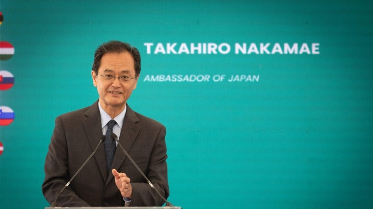 Takahiro Nakamae, embajador de Japón en España, ha representado a su país, que ya es socio del proyecto
