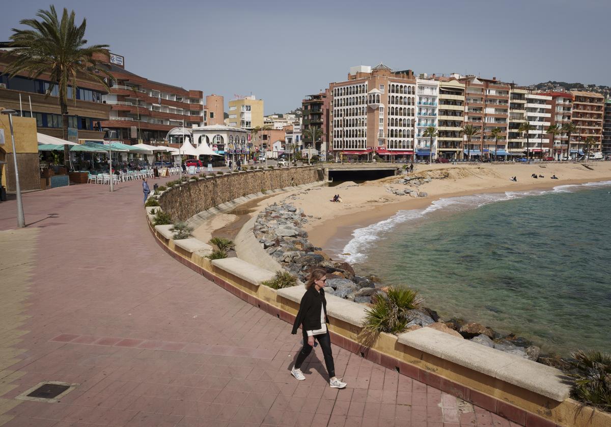Paseo marítimo de Lloret de Mar.