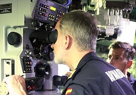 El Rey visita el Isaac Peral S-81, el submarino más moderno de la Armada