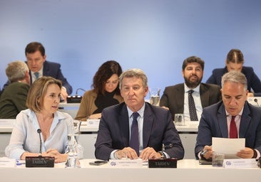 El líder del PP, Alberto Núñez Feijóo, preside la Junta Directiva Nacional del PP.