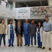 Equipo de profesionales del Reina Sofía, Imibic y UCO que han participado en este proyecto