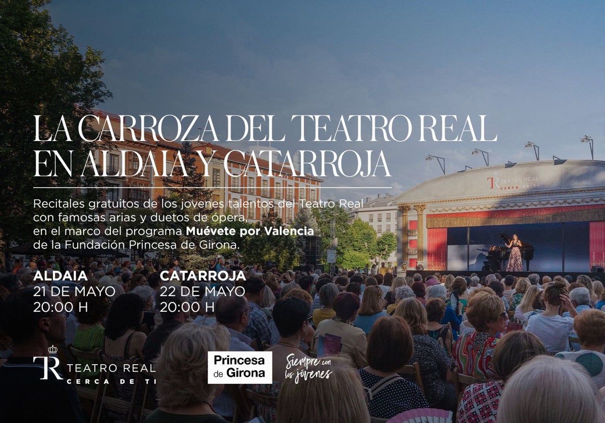La Fundación Princesa de Girona y el Teatro Real llevan la ópera a municipios afectados por la dana
