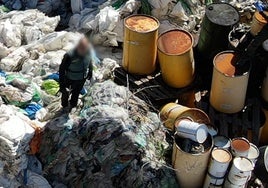 Desarticulada una organización criminal que llegó a traficar con 41.000 toneladas de basura