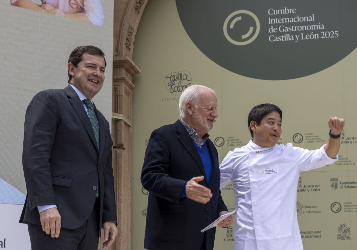 El presidente de la Junta de Castilla y León, Alfonso Fernández Mañueco, participa en la I Cumbre Internacional de Gastronomía de Castilla y León