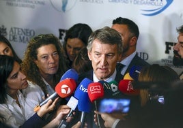 Feijóo aboga por que Israel acabe ya «con sus actividades militares» en Gaza, pero señala a Hamás «como principal causa del conflicto»