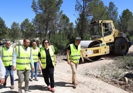 El Ministerio invierte más de 4,3 millones para reacondicionar caminos y reparar regadíos afectados por la dana en Letur