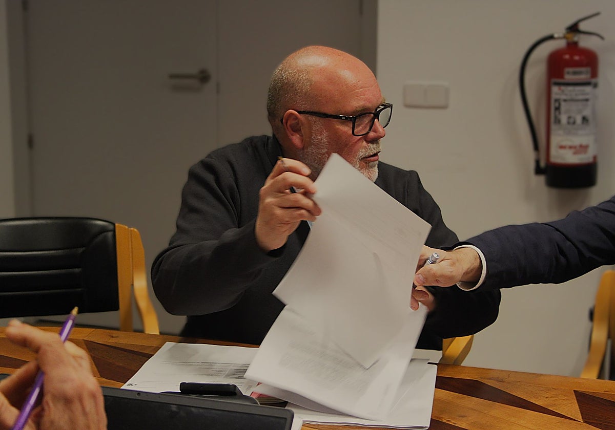 Txema Fernández, portavoz de IU-Podemos en el Ayuntamiento