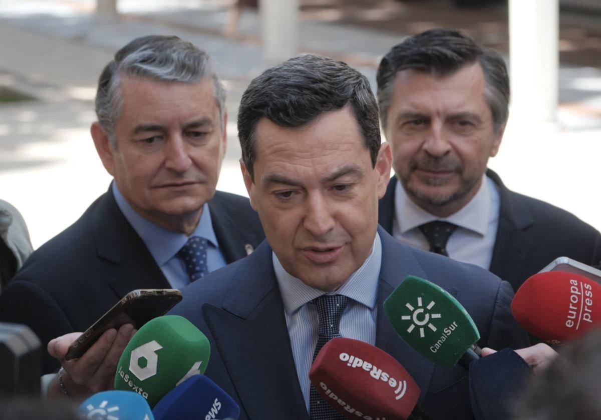 Moreno, en declaraciones a medios antes de la sesión parlamentaria