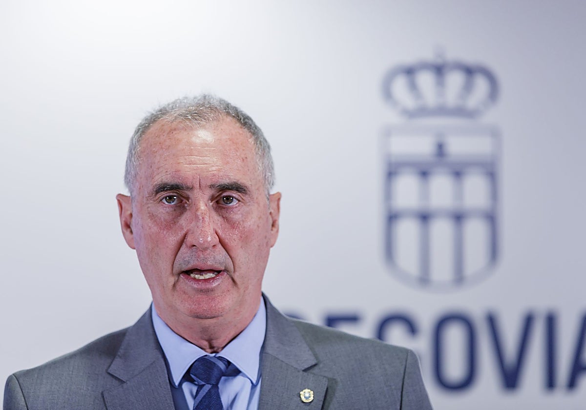 El alcalde de Segovia, José Mazarías, en una imagen de archivo