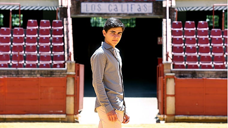 Manuel Román, en la plaza de toros de Córdoba