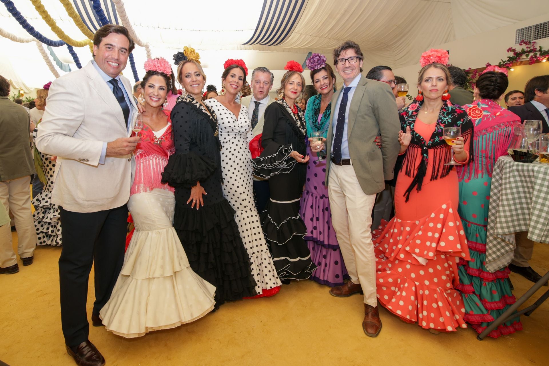 El ambiente en las casetas del sábado de Feria en Córdoba, en imágenes