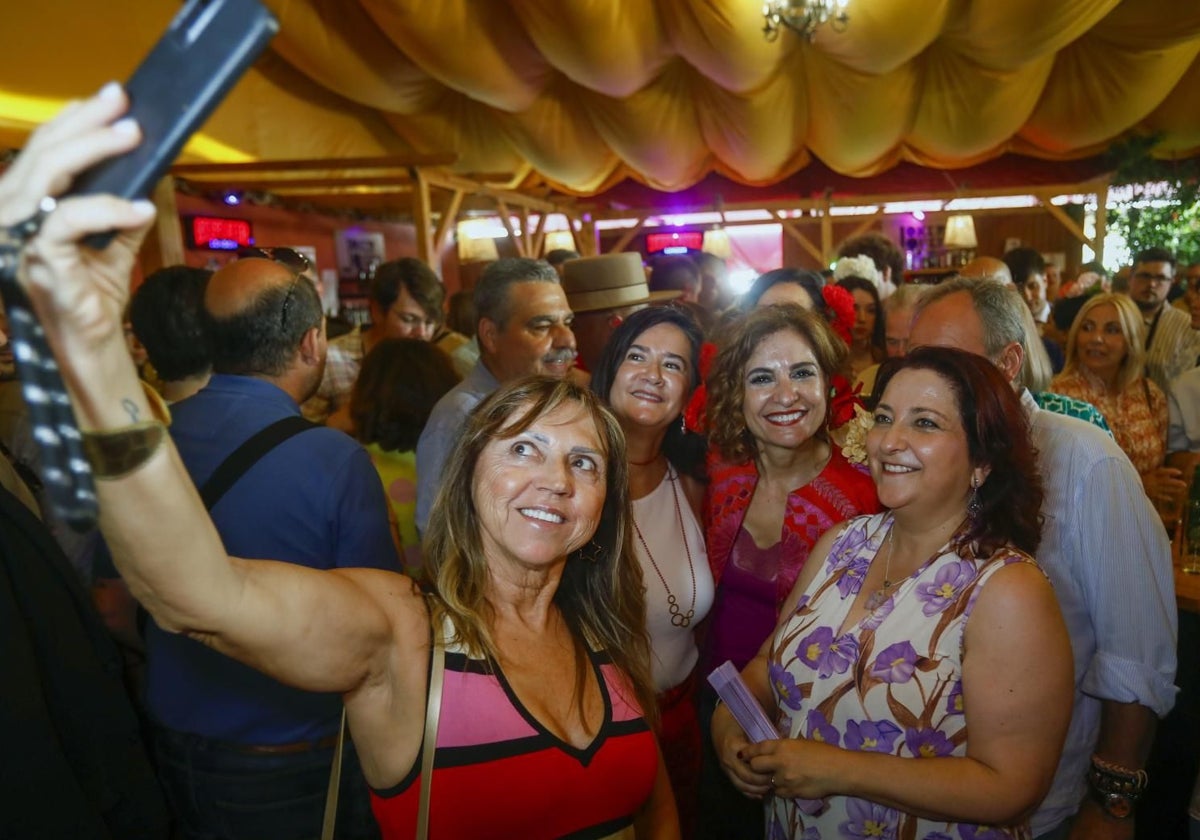 María Jesús Montero en la Feria de Córdoba