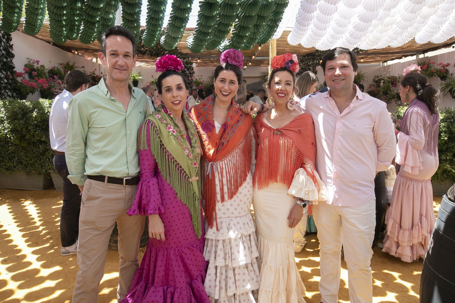 La alegría en las casetas del Domingo de la Feria de Córdoba, en imágenes