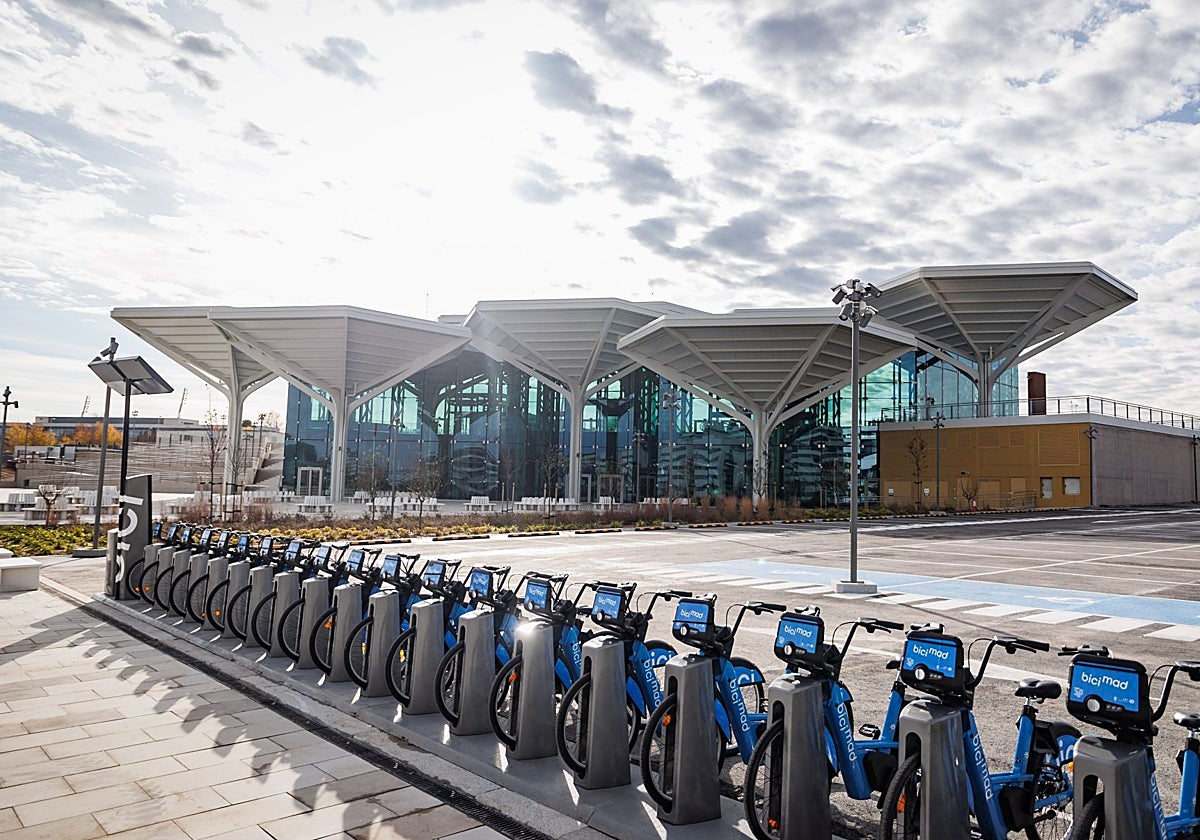 El intercambiador de Valdebebas, junto a lo que será la Ciudad de la Justicia
