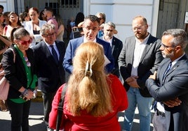 Los eurodiputados abogan por «proteger a los que nos protegen» en la visita a Barbate