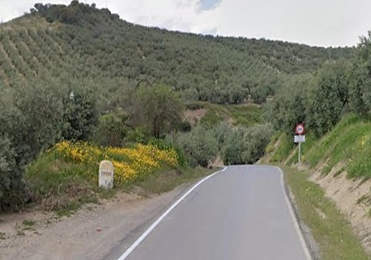 Imagen de la carretera en la que se ha producido el accidente