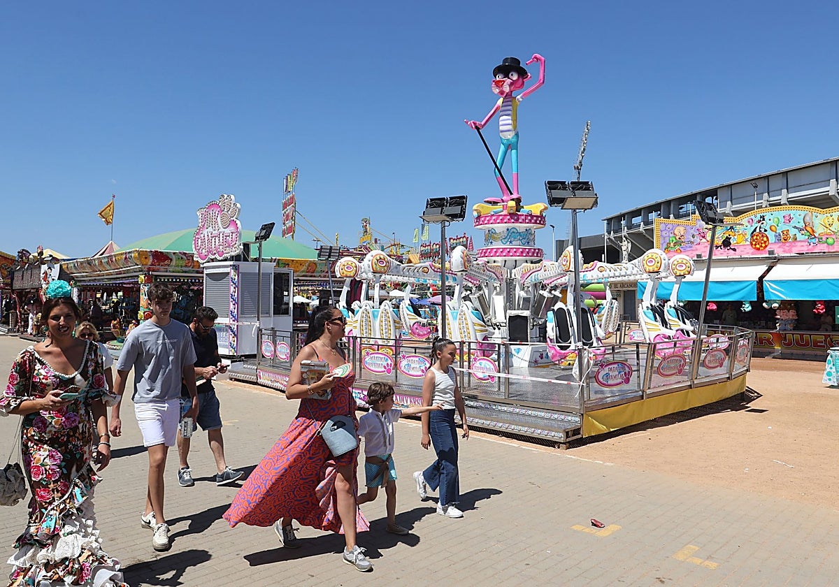 Atracción 'Pink panther', en que se produjo el accidente