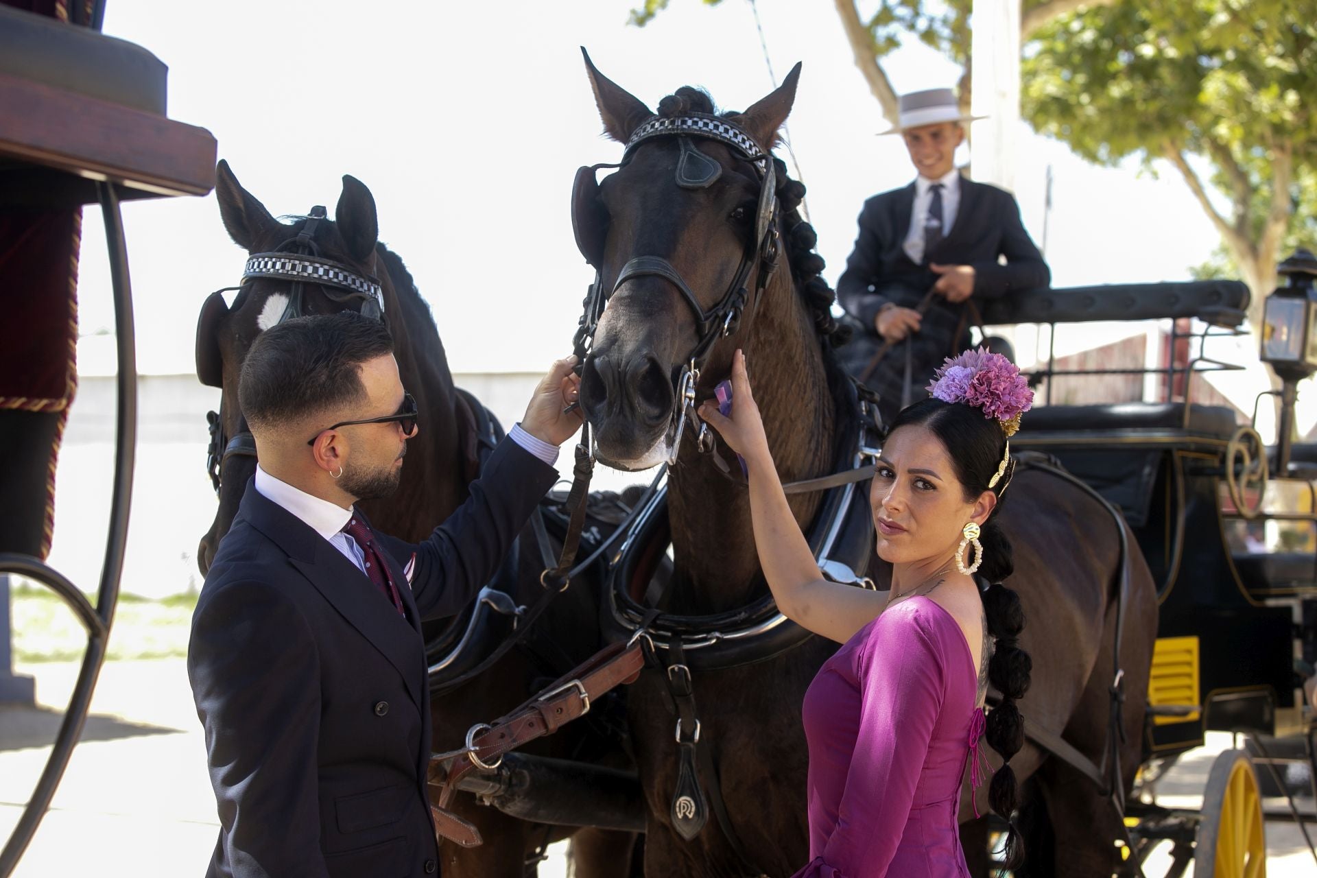 El lucido ambiente el martes de Feria de Córdoba, en imágenes