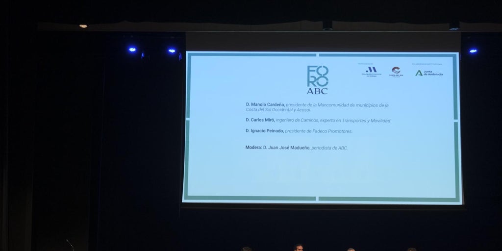 Expertos alertan en el Foro ABC del «colapso» en la Costa del Sol si no se actúa eficazmente en vivienda y movilidad