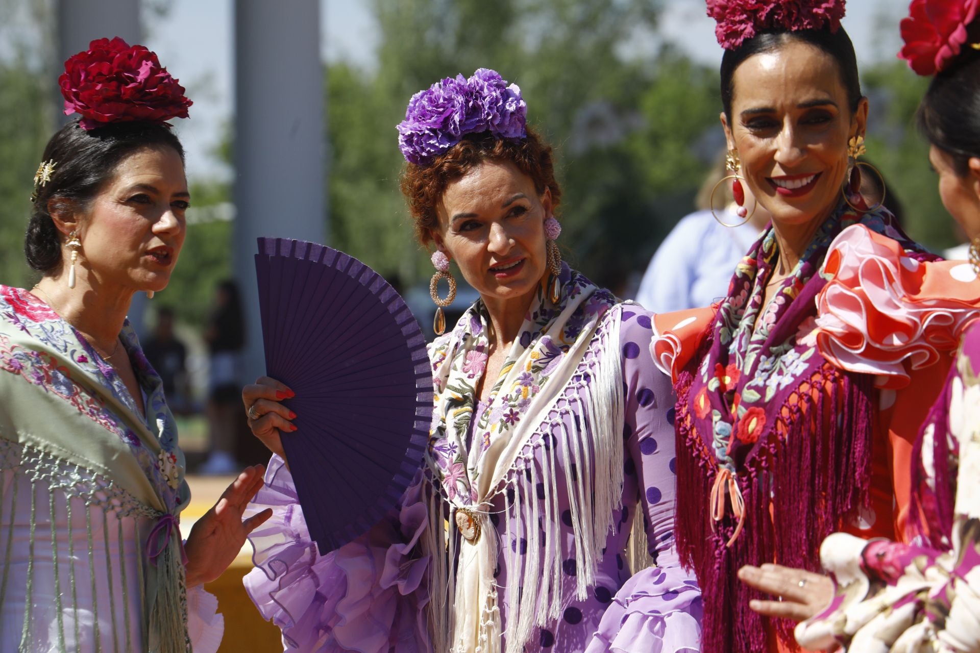 El brillante ambiente del miércoles de Feria en Córdoba, en imágenes