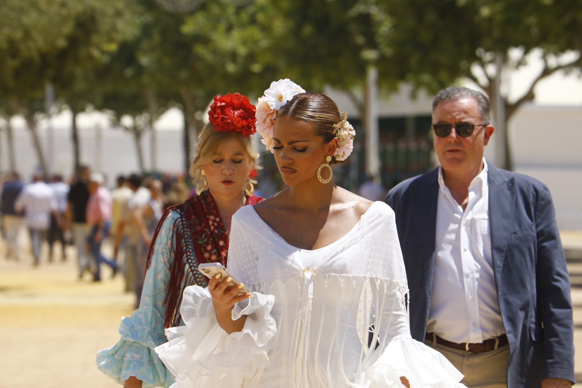 El brillante ambiente del miércoles de Feria en Córdoba, en imágenes