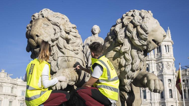 La fuente de Cibeles, durante su análisis
