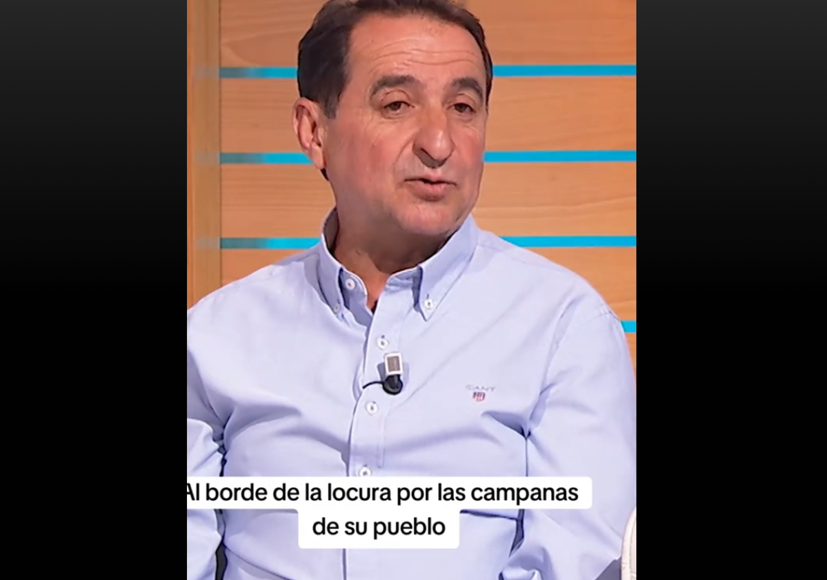 El invitado en uno de los momentos del programa