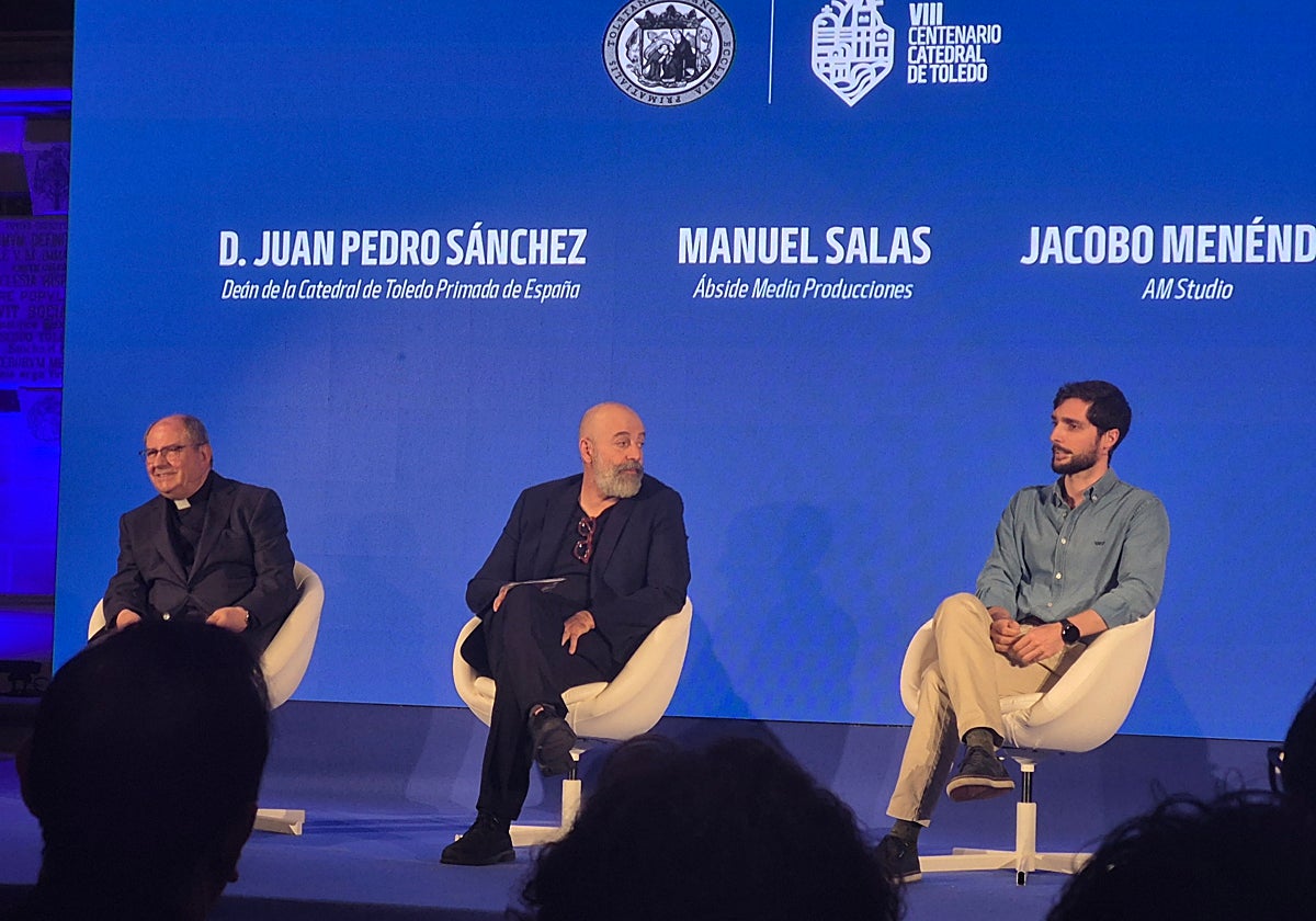 Momento de la presentación de la campaña en la catedral primada