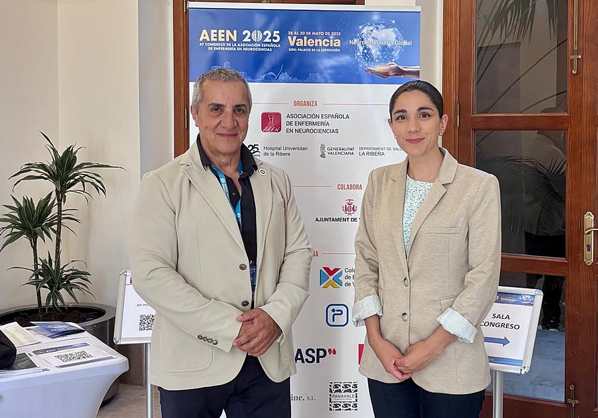 El presidente de CECOVA, Juan José Tirado y la presidenta del COENV, Laura Almudéver