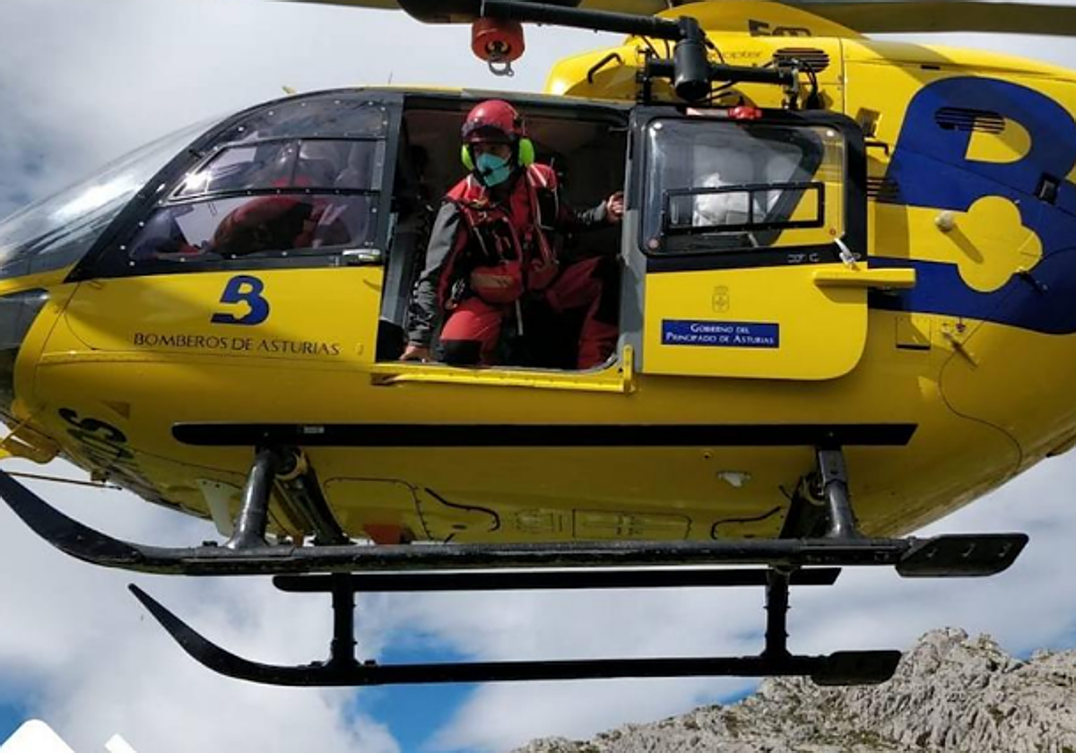 Un helicóptero del SEPA en una imagen de archivo.