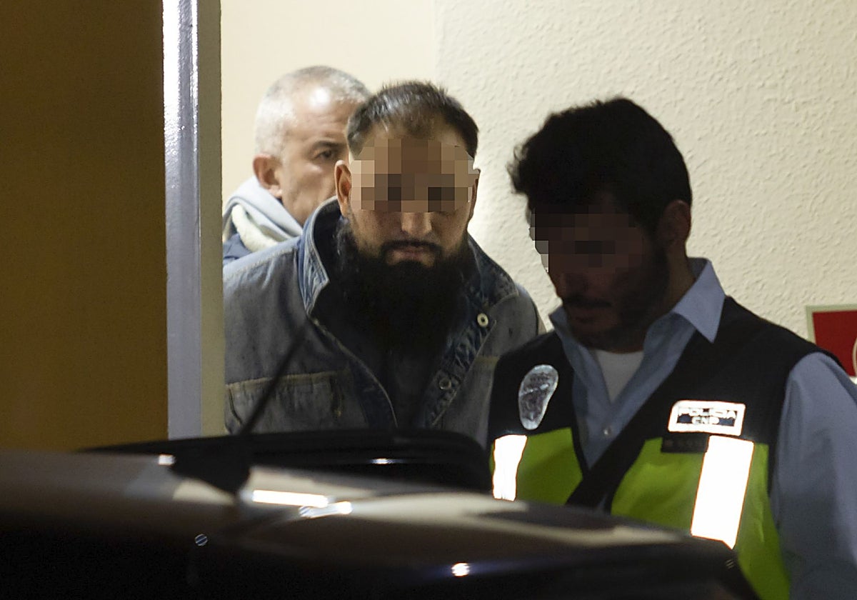 Micael da Silva, tras ser detenido en 2022