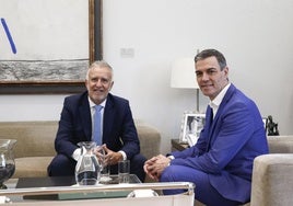 Ángel Víctor Torres y Pedro Sánchez