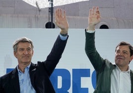 Feijóo llama a «calentar» la «victoria electoral» del PP en Castilla y León