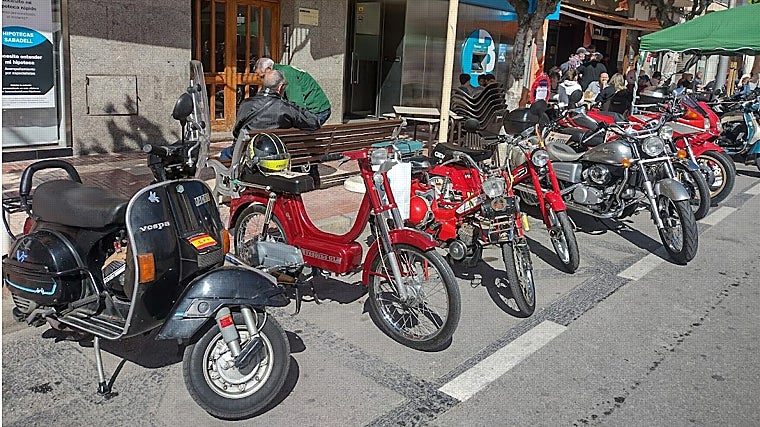 Motos aparcadas en el anterior encuentro