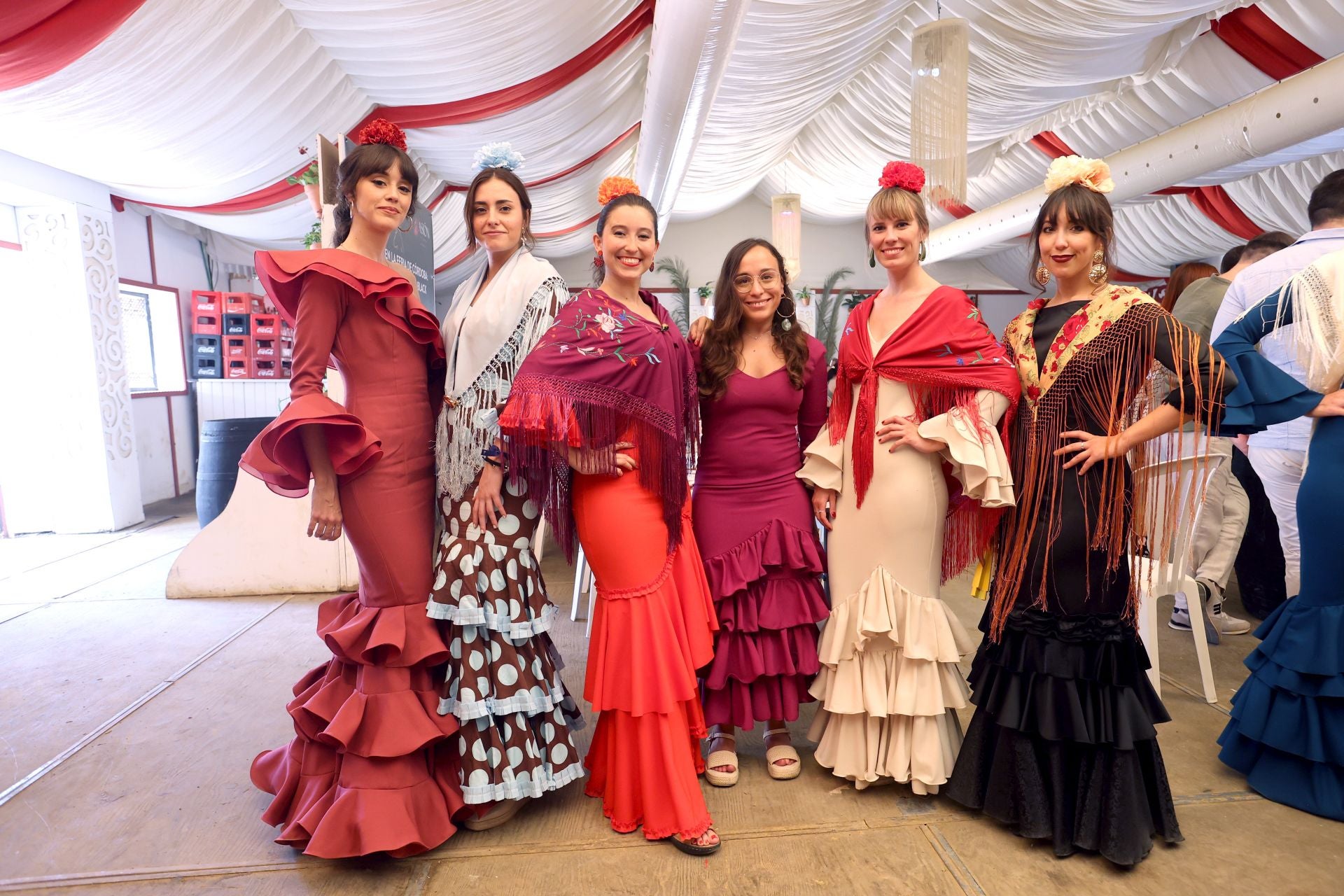 El animado ambiente de las casetas el último sábado de la Feria, en imágenes