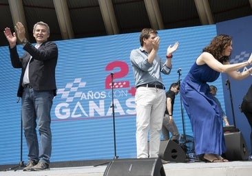 Feijóo y Ayuso piden un «grito libre» en Madrid el día 8 frente a la «mafia»