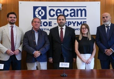 Núñez comparte con Cecam su propuesta de bajada de impuestos en Castilla-La Mancha