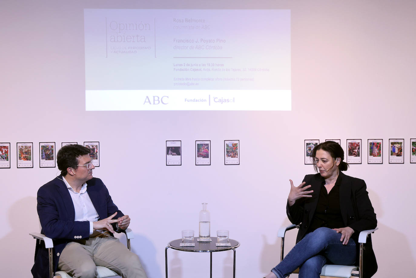 La intervención de Rosa Belmonte en el ciclo Opinión Abierta en Córdoba, en imágenes