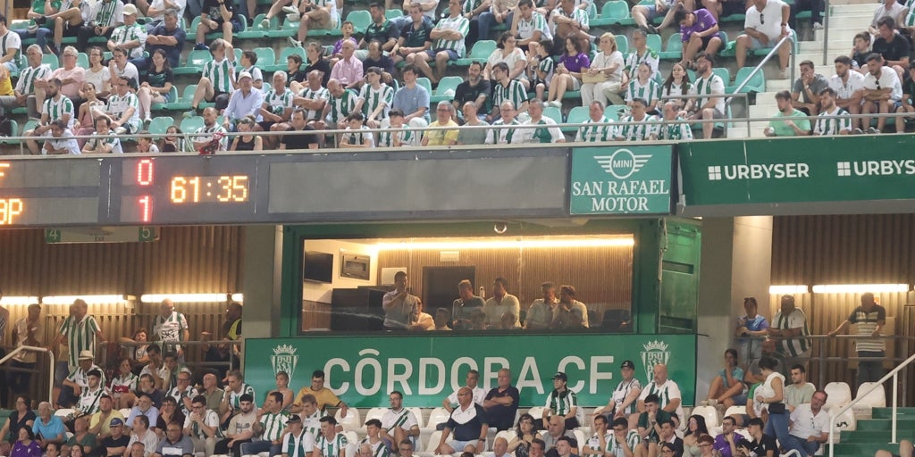 Así son los nuevos palcos vip de preferencia que el córdoba cf quiere vender para la próxima temporada