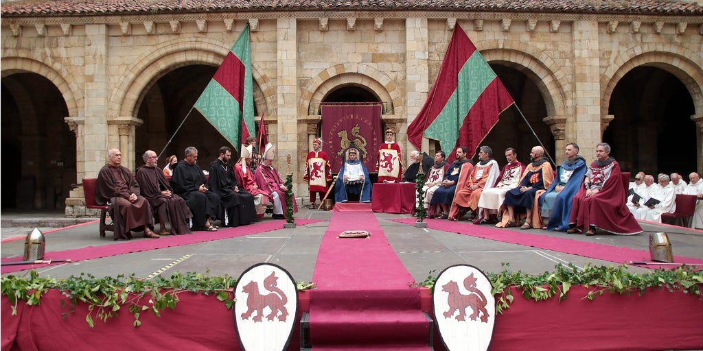'al alba del parlamentarismo' recrea en la basílica de san isidoro de león las cortes de 1188